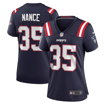 womens nike jim nance navy new england patriots retired play